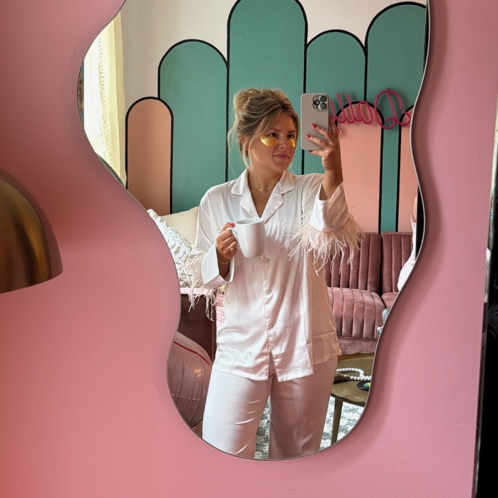 Birdy Grey feathered bride pajamas